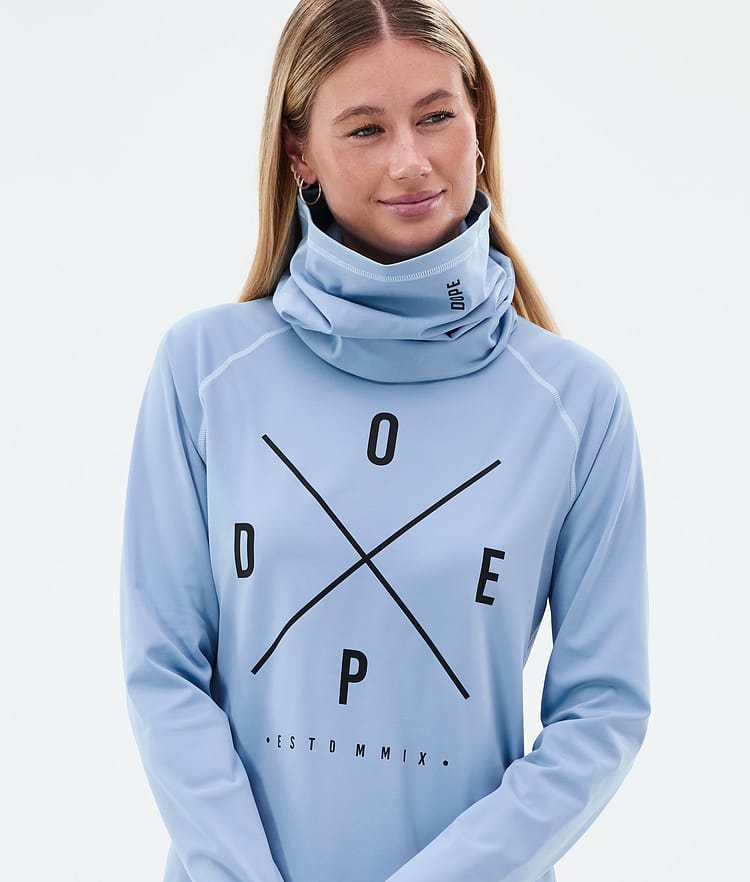 Dope Snuggle W Base Layer Top Women 2X-Up Metal Blue