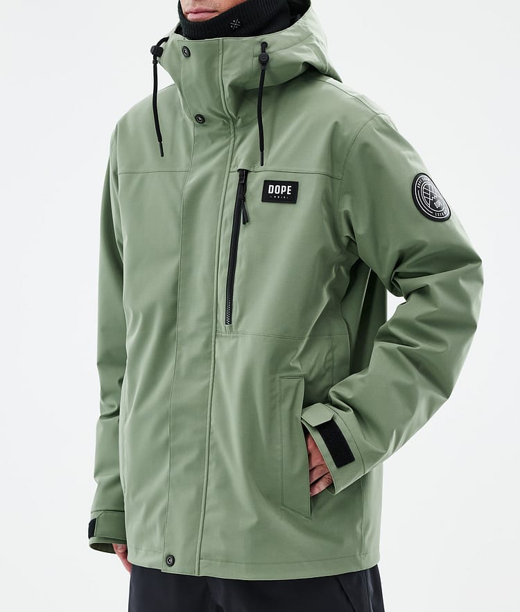 Dope Blizzard Full Zip Ski Jacket Men Black