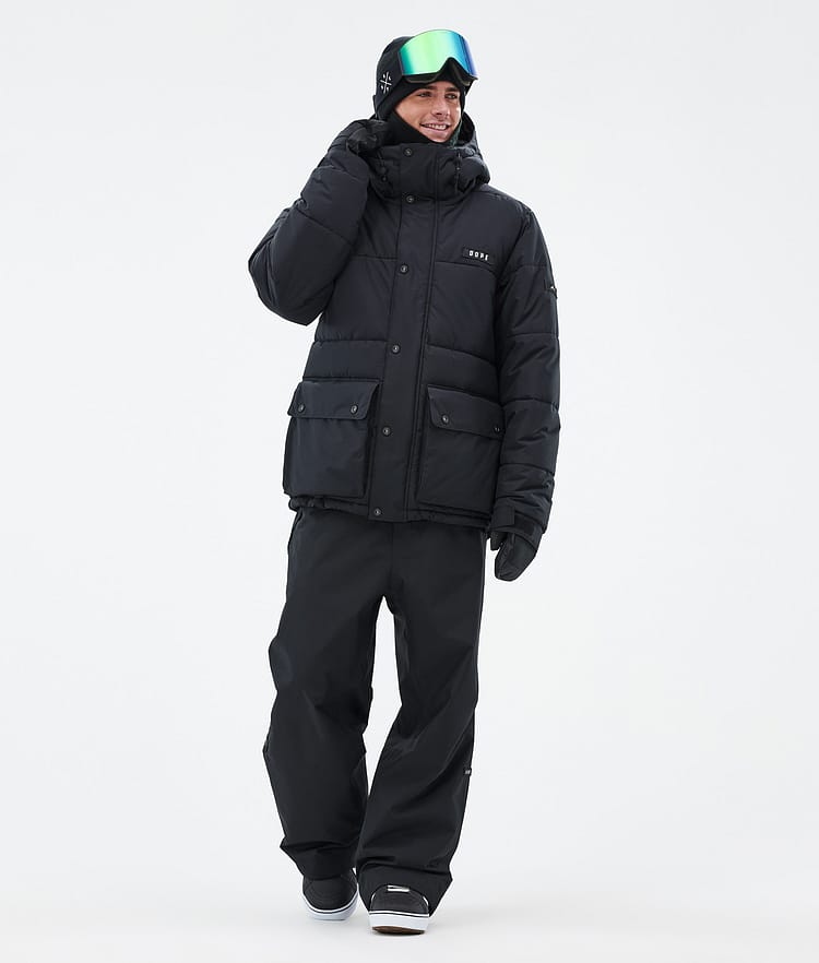 Dope Puffer Full Zip Snowboard Jacket Men Sand