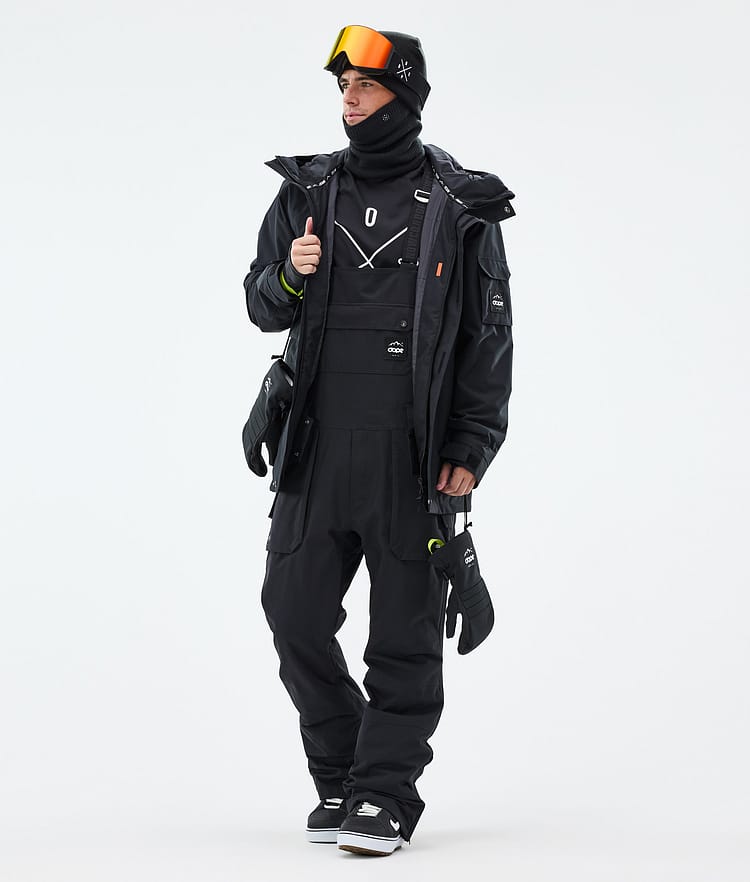 Dope Notorious B.I.B Snowboard Pants Men Black Renewed