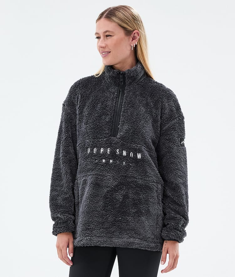 Dope Pile W Fleece Sweater Women Faded Green