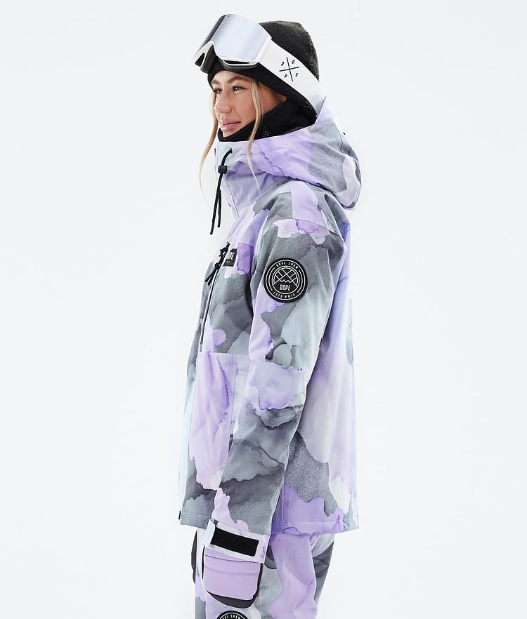Dope Blizzard W Full Zip Snowboard Jacket Women Faded Green