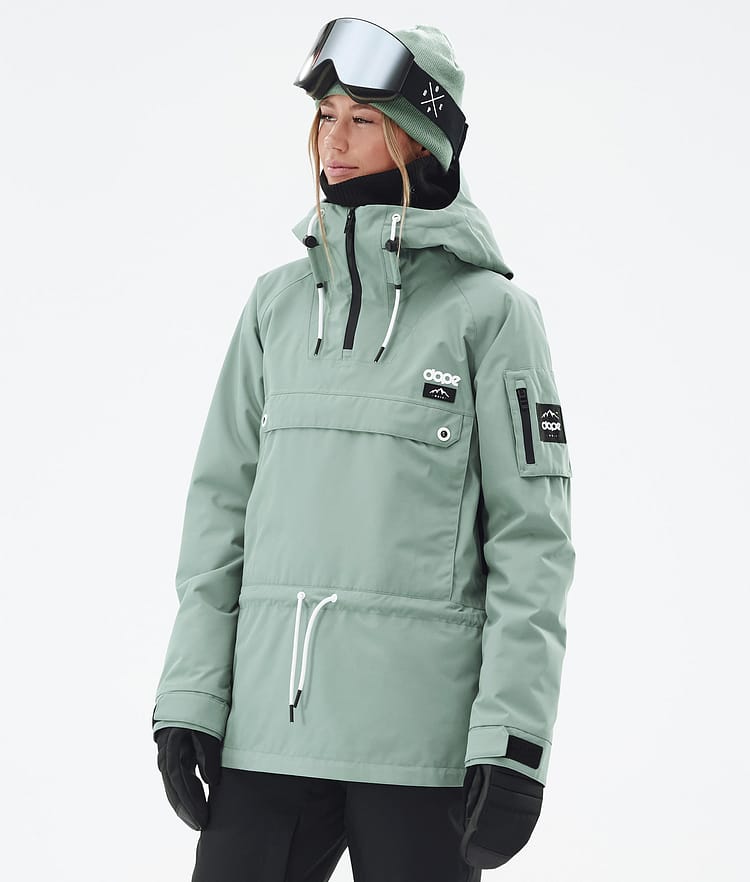 Dope Annok W Snowboard Jacket Women Soft Green Renewed