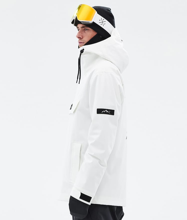 Dope Blizzard Snowboard Jacket Men Whitish Renewed