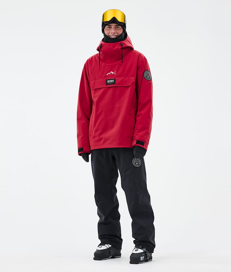 Dope Blizzard Ski Jacket Men Shards Burgundy Blue