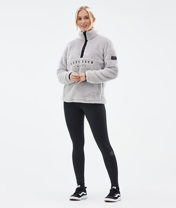 Dope Pile W Fleece Sweater Women Faded Green