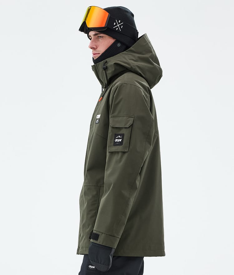 Dope Adept Snowboard Jacket Men Whitish Renewed