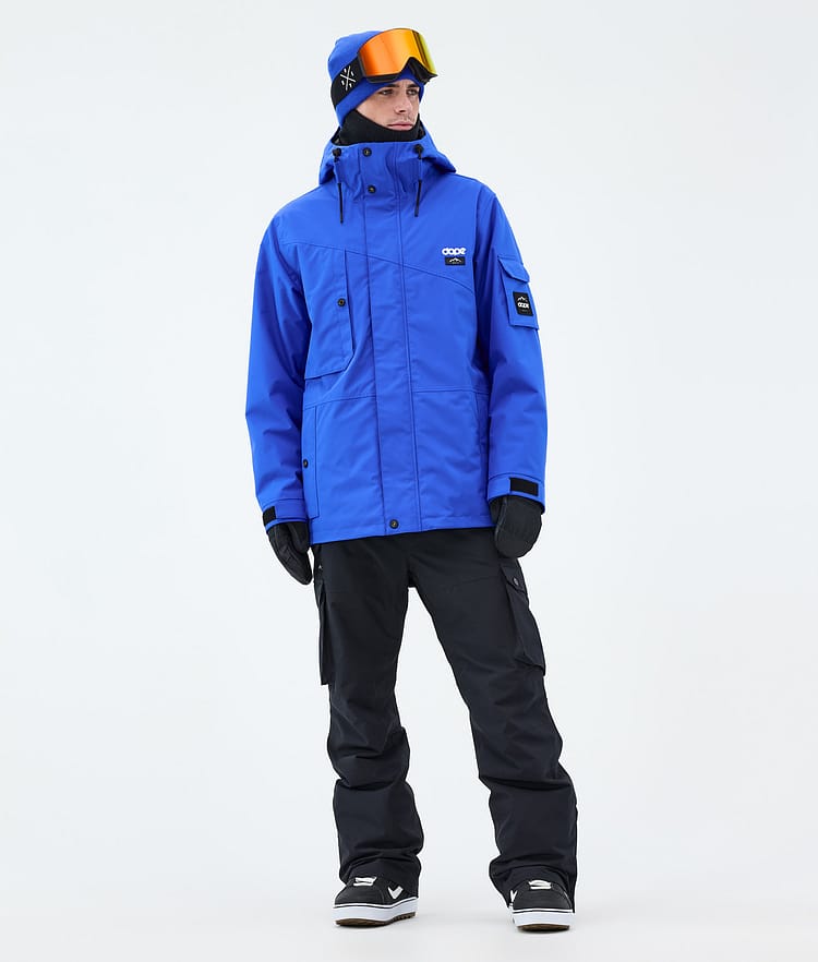 Dope Adept Snowboard Jacket Men Metal Blue Camo