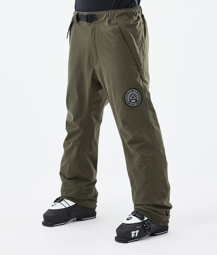 Dope Blizzard 22 Ski Pants Men Khaki Yellow