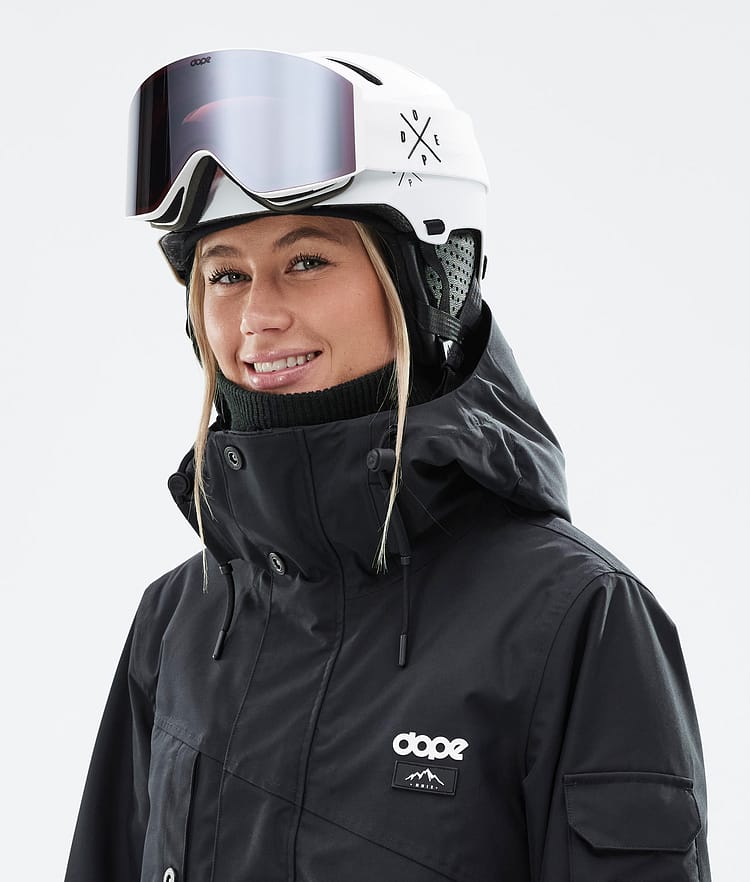 Dope Macon 2.0 MIPS Ski Helmet X-Up Matte Black w/ Black