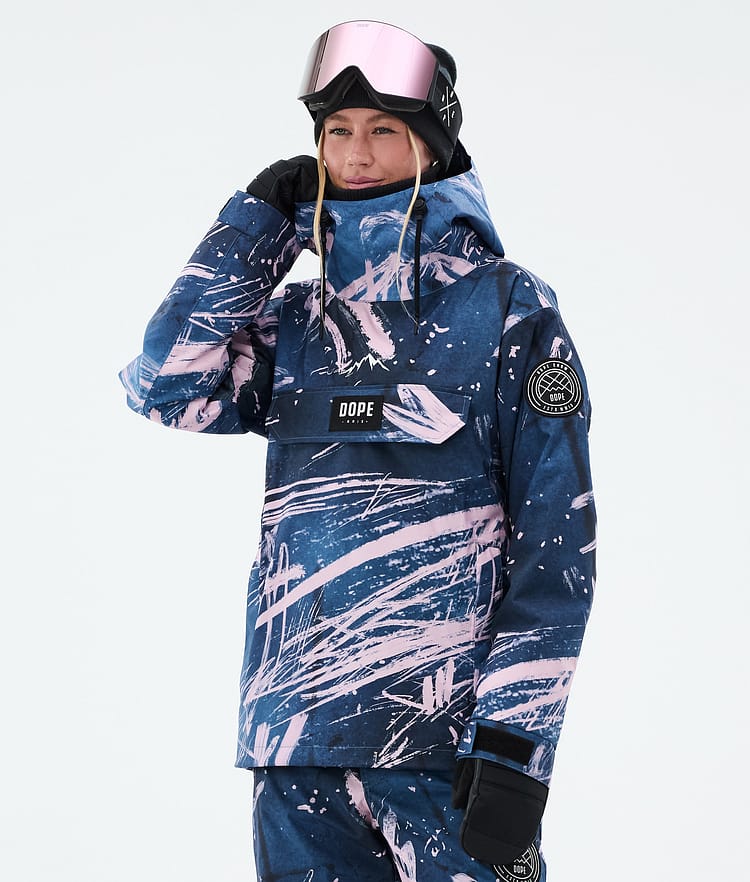 Dope Blizzard W Snowboard Jacket Women Punk Blue