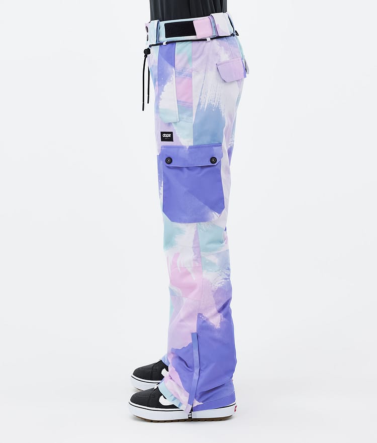 Dope Iconic W Snowboard Pants Women Scribble Purple