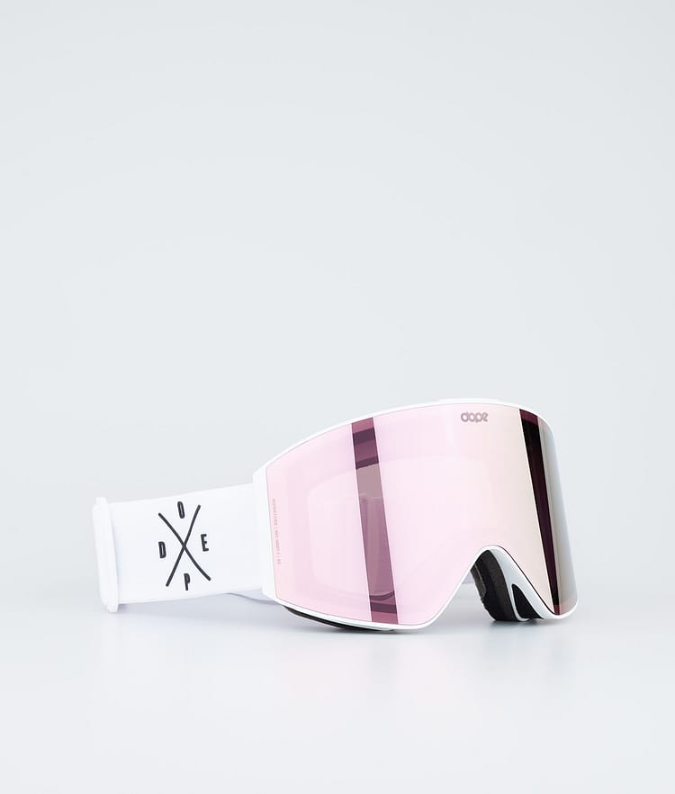 Dope Sight Ski Goggles Black/Pink Mirror