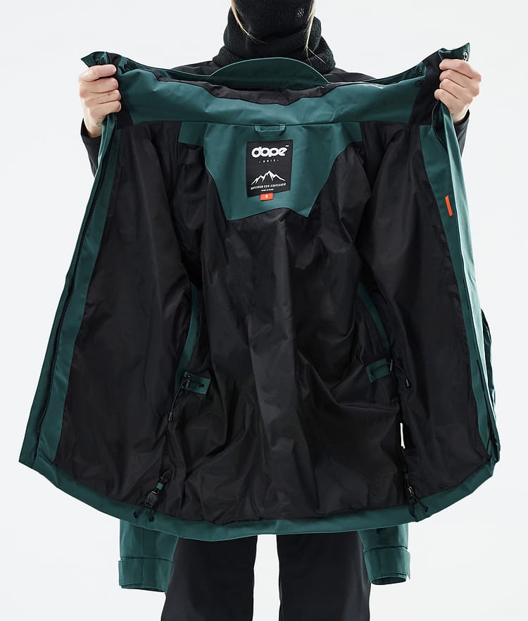 Dope Zenith W Snowboard Jacket Women Bottle Green Renewed