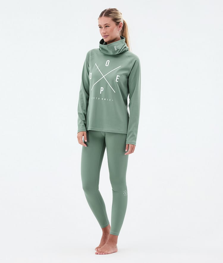Dope Snuggle W Base Layer Top Women 2X-Up Metal Blue