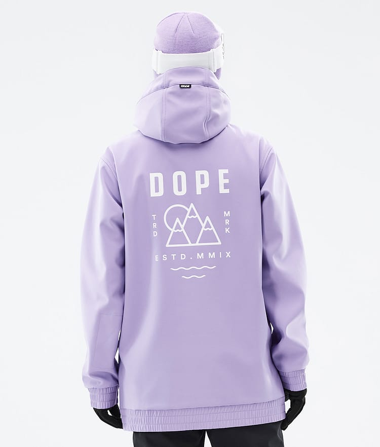 Dope Yeti W 22 Snowboard Jacket Women Summit Faded Violet Renewed
