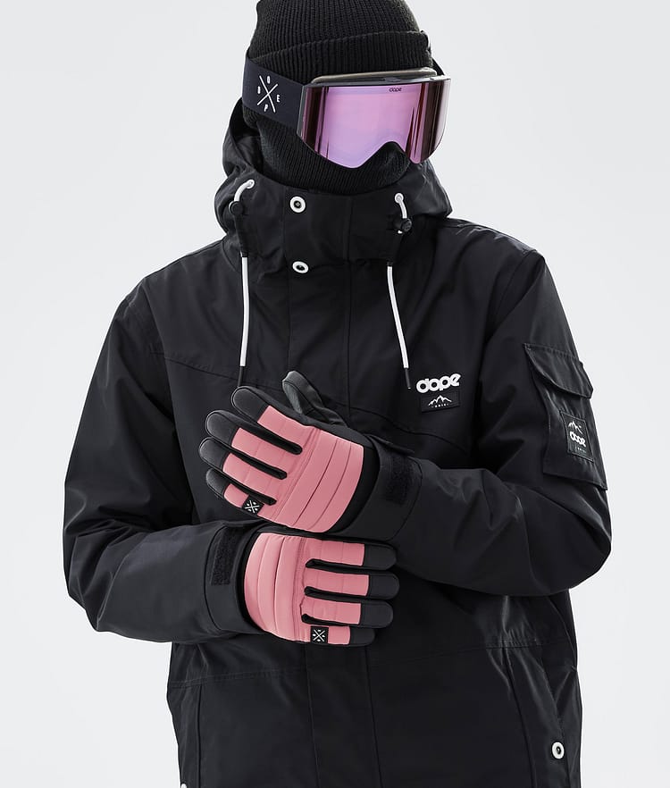 Dope Ace 22 Ski Gloves Pink