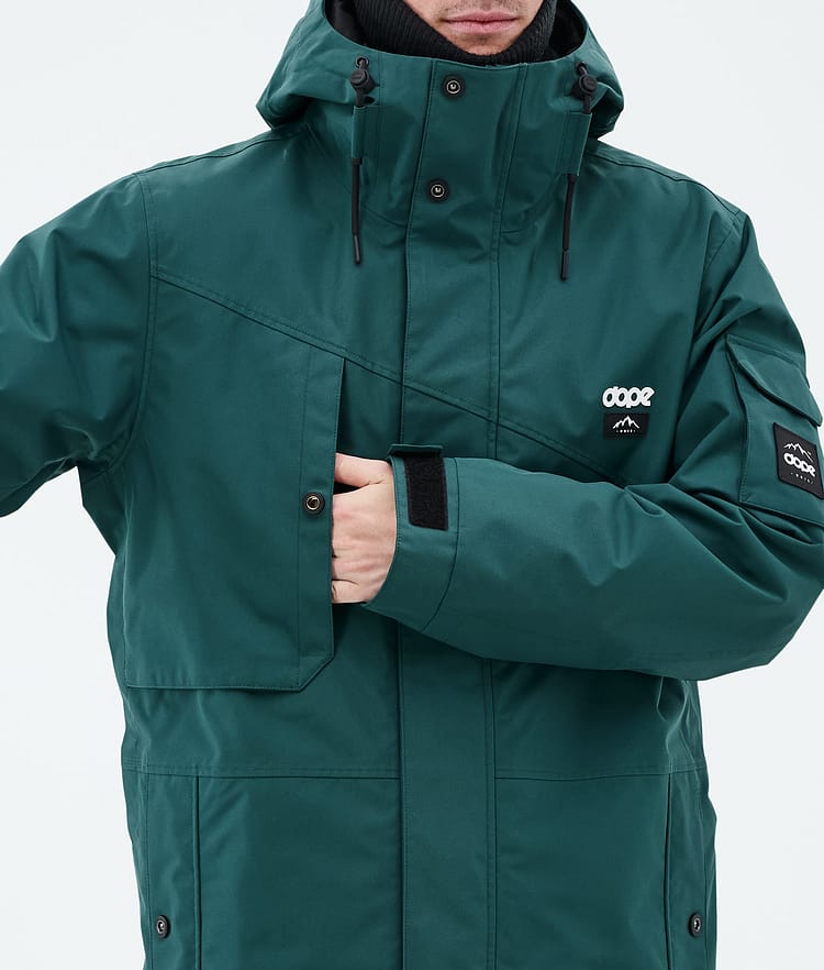 Dope Adept Snowboard Jacket Men Metal Blue Camo