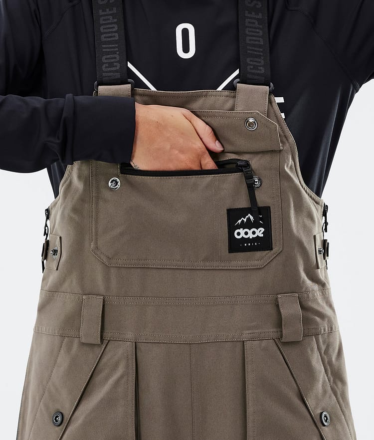 Dope Notorious B.I.B W 22 Snowboard Pants Women Walnut