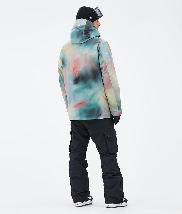 Dope Adept Snowboard Jacket Men Metal Blue Camo