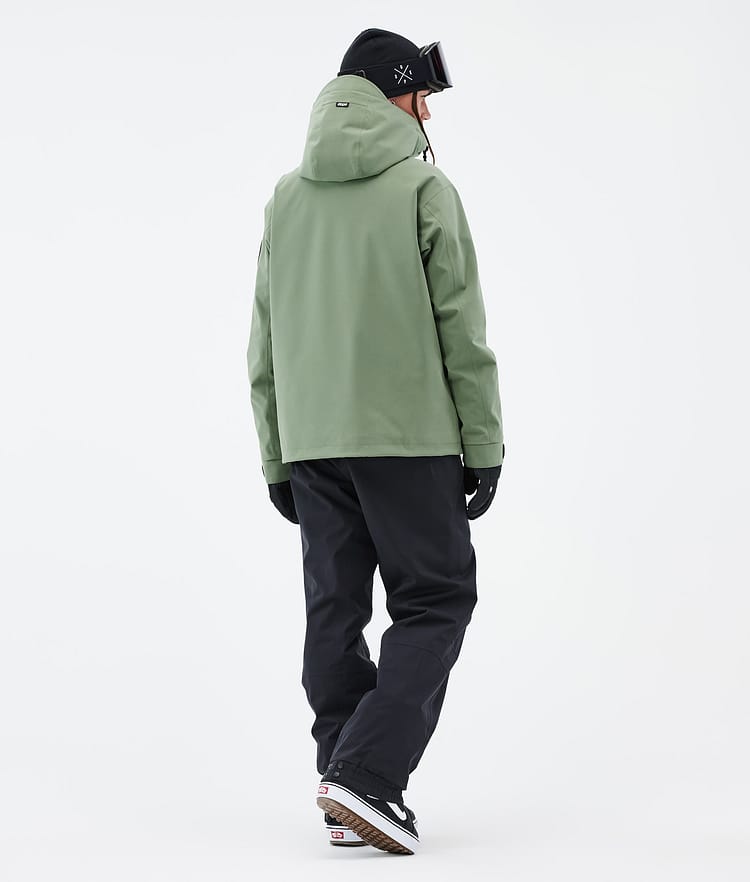 Dope Blizzard W Full Zip Snowboard Jacket Women Faded Green Renewed
