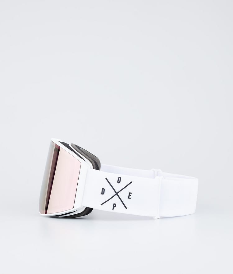 Dope Sight Ski Goggles Black/Pink Mirror