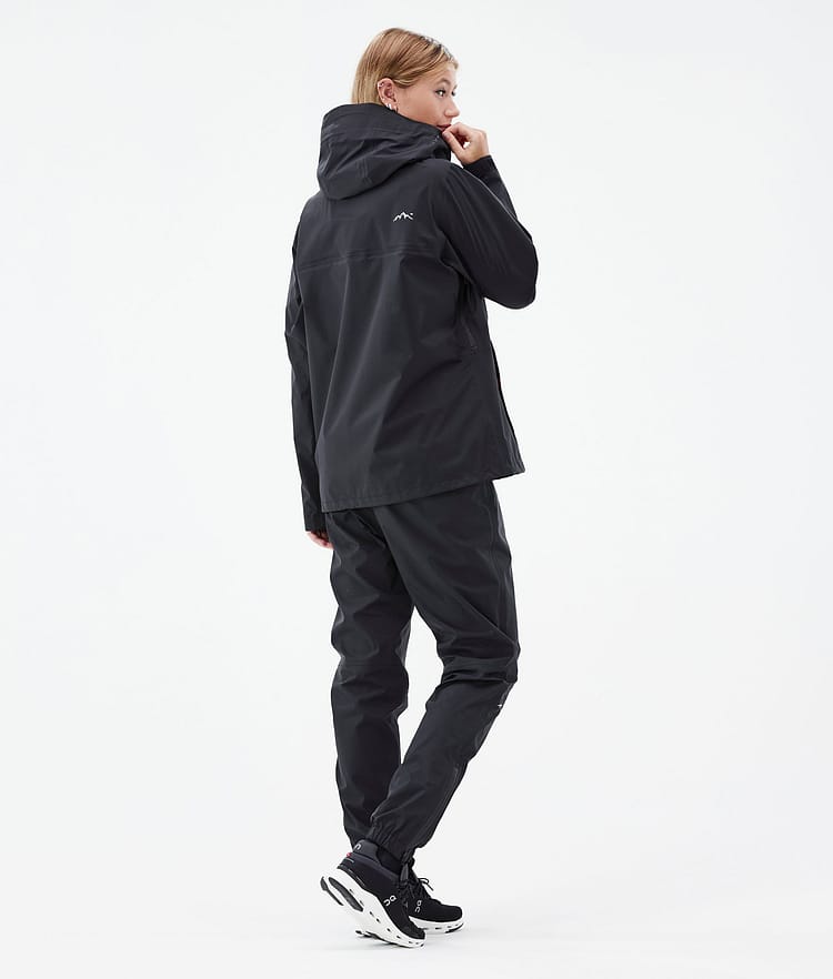 Dope Downpour W Rain Jacket Women Black Renewed