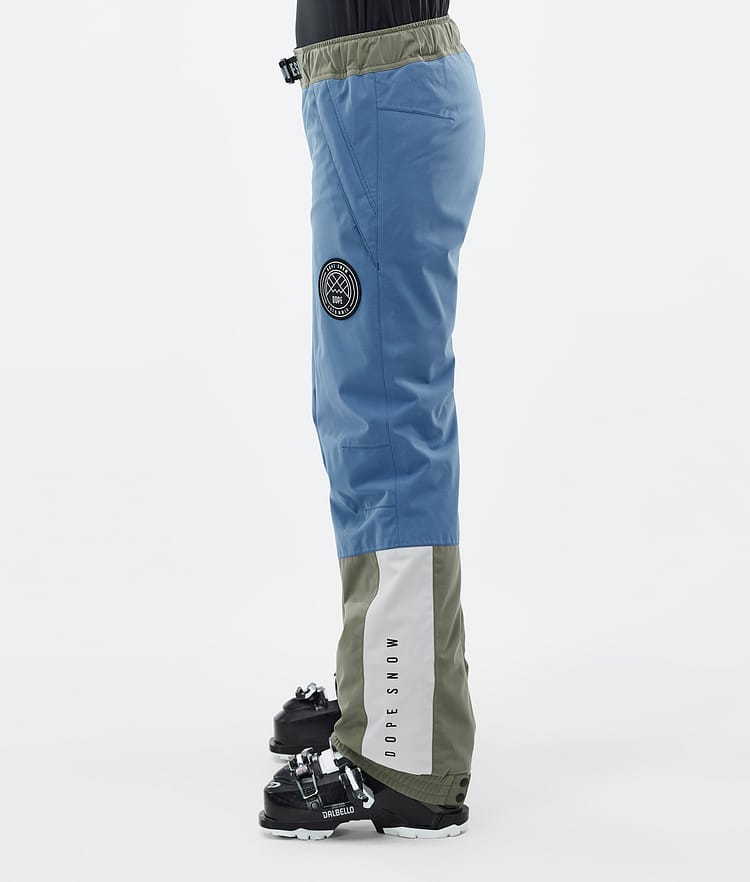 Dope Blizzard Track W Ski Pants Women Faded Peach/Blue Steel/Black/Metal Blue