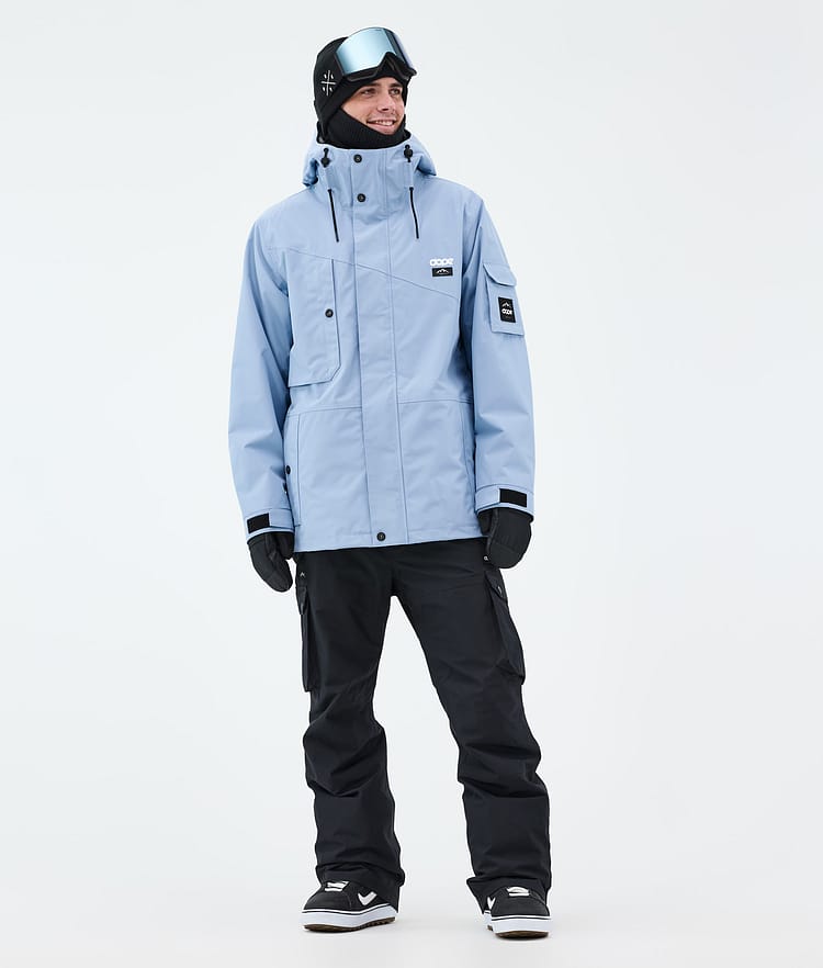 Dope Adept Snowboard Jacket Men Metal Blue Camo