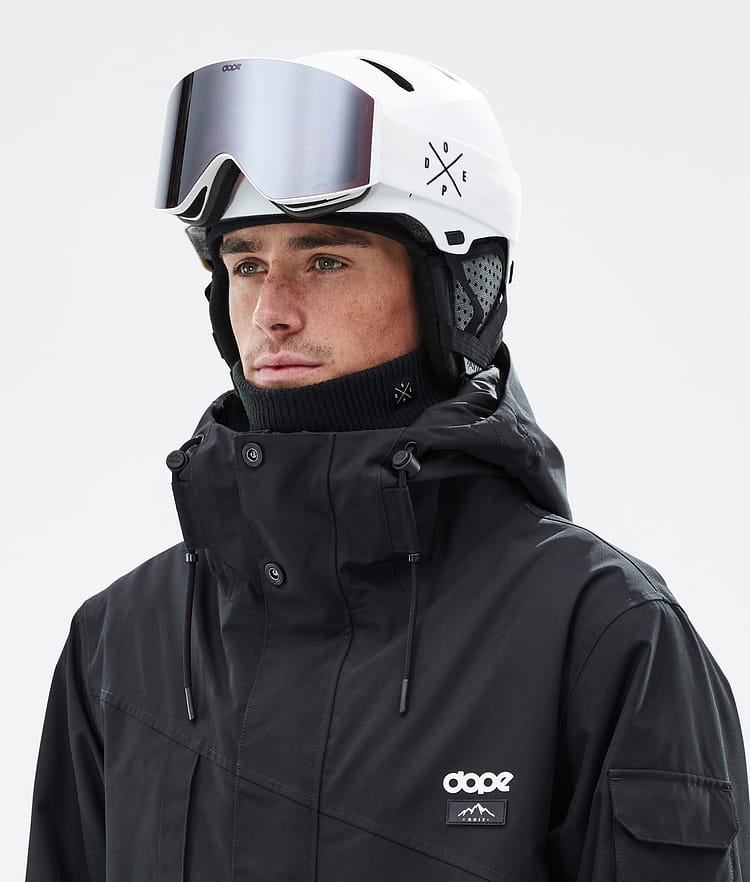 Dope Macon 2.0 MIPS Ski Helmet X-Up Matte Black w/ Black