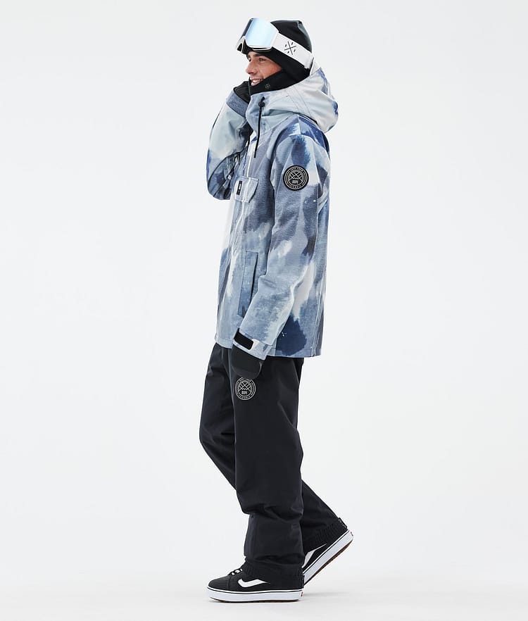 Dope Blizzard Snowboard Jacket Men Whitish Renewed