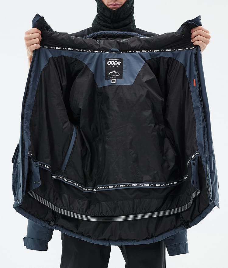 Dope Puffer Full Zip Snowboard Jacket Men Sand