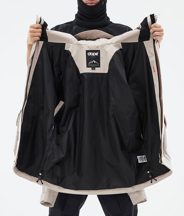 Dope Zenith Snowboard Jacket Men Sand Renewed