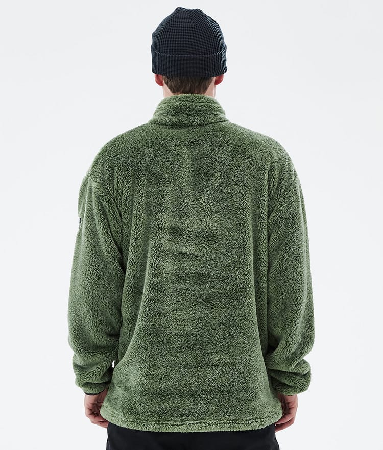Dope Pile Fleece Sweater Men Moss Green