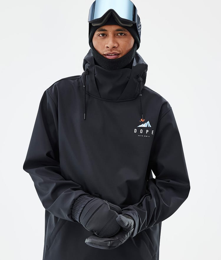 Dope Yeti Snowboard Jacket Men Ice Black Renewed