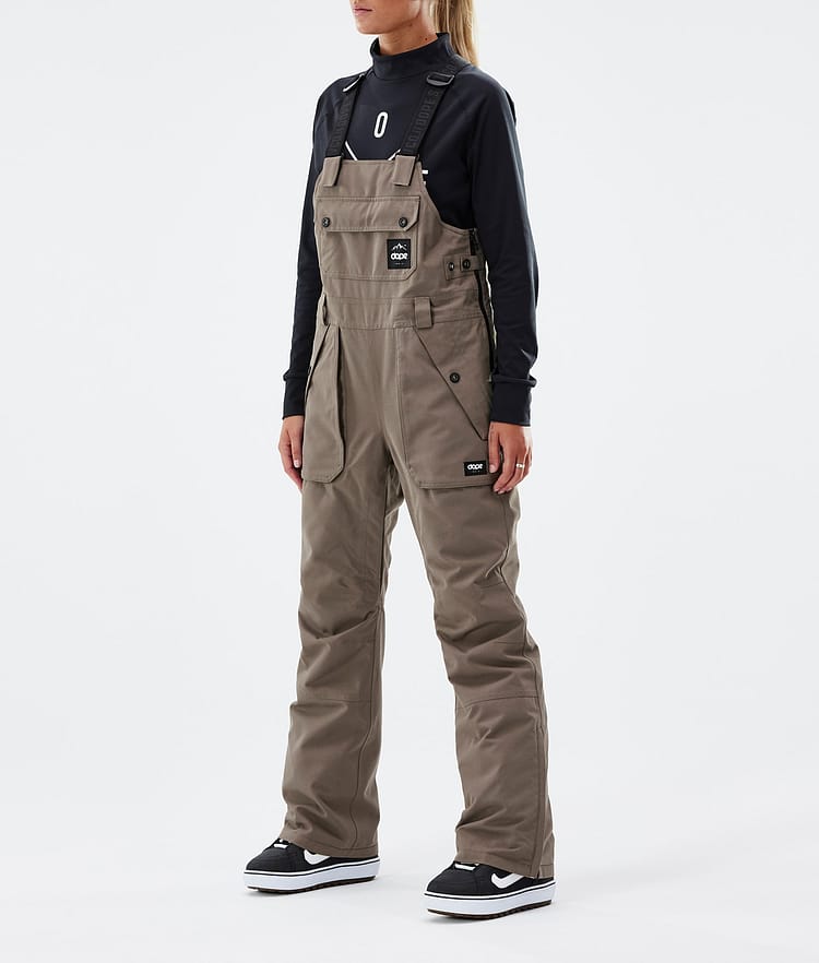 Dope Notorious B.I.B W 22 Snowboard Pants Women Walnut